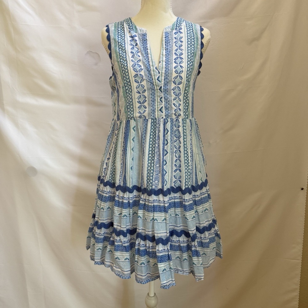 Tori Richard Honolulu Floral Print Colorful Mini Fully Lined Dress In Size‎ XS
